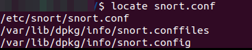 snort config